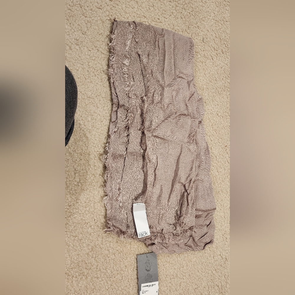 Cinder / Beige Rayon Scarf BRAND NEW